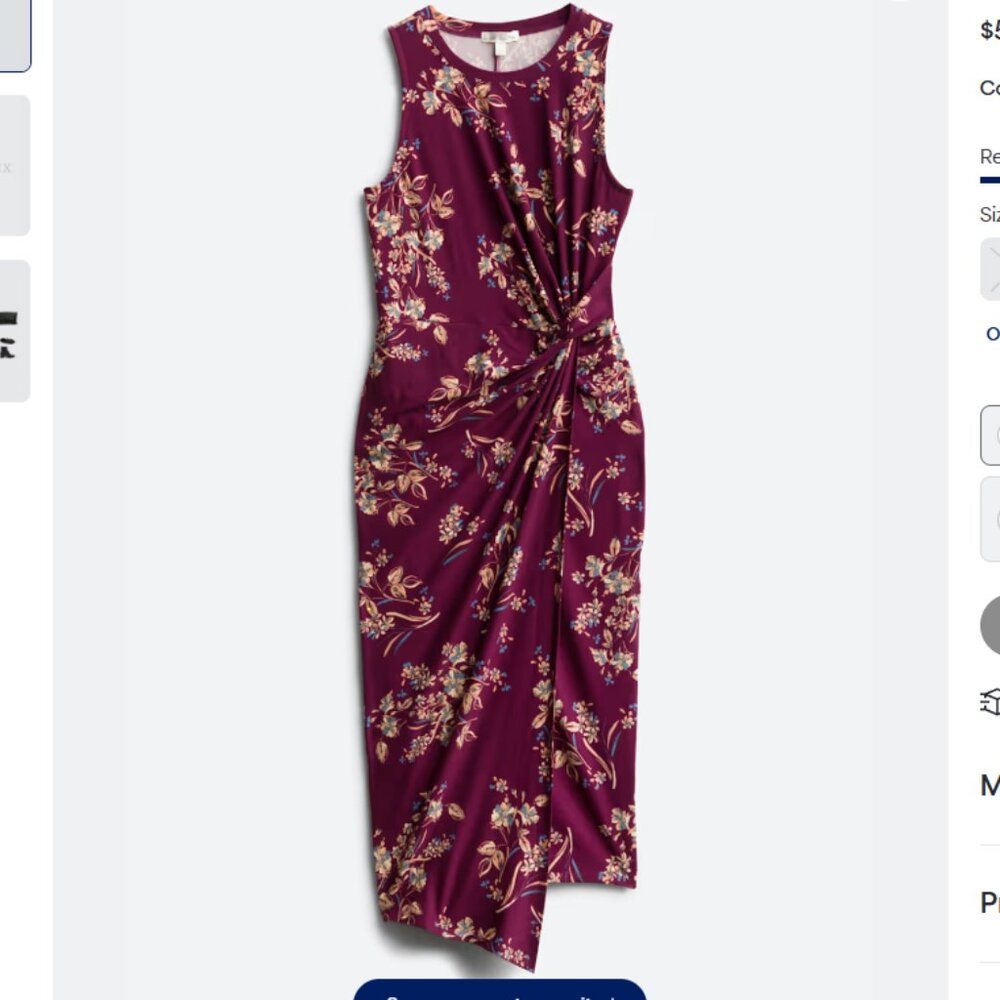 Nine Britton Abigail Ribbed Midi Dress